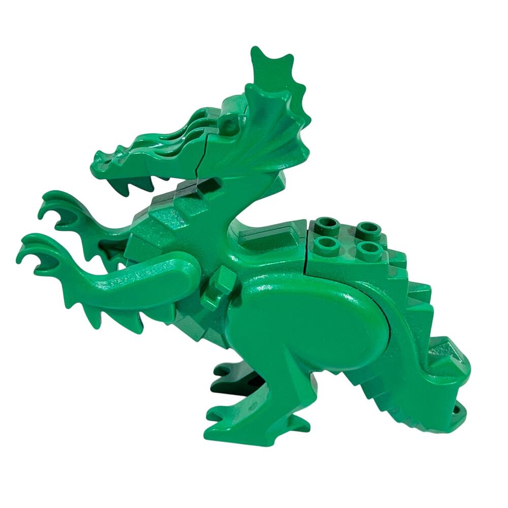 Vintage LEGO Green Dragon Minifigure Castle Replacement Piece Set 6037